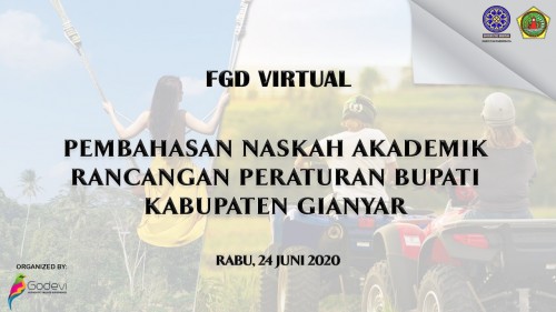 Godevi Gelar FGD Virtual Pengelolaan Atraksi Swing & ATV Kabupaten Gianyar